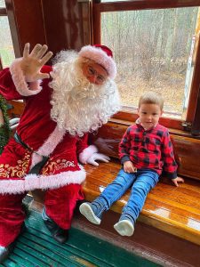 trolley santa